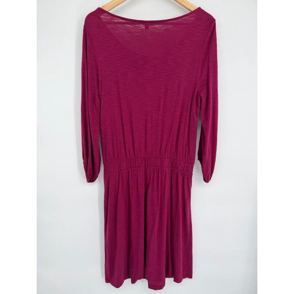 Lilla P Dress Women’s Large Drop Waist Pima Cotton Long Sleeve Traditional - Picture 2 of 8